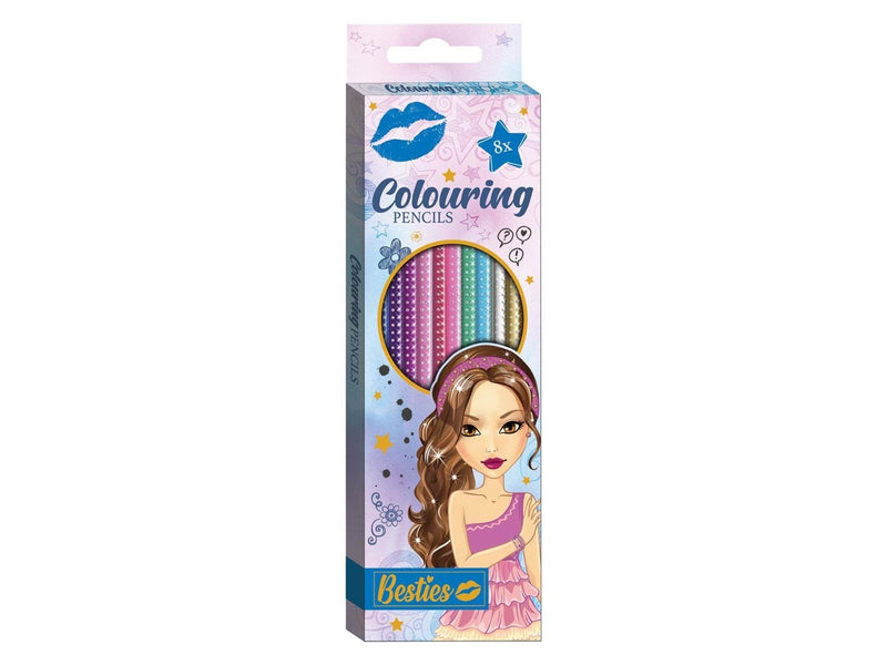 Besties Coloring Pencils 8pcs.
