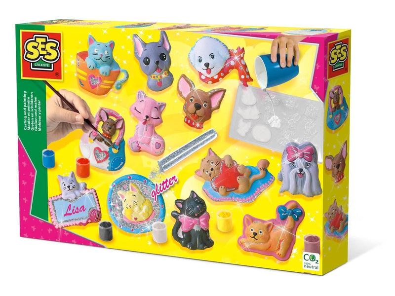 SES Creative Plaster Casting - Dogs and Cats