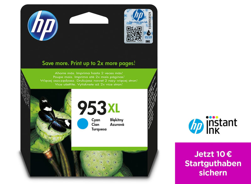 HP Original 953XL Druckerpatrone - cyan (F6U16AE)