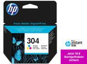 HP Original 304 Druckerpatrone - cyan, magenta, gelb (N9K05AE)