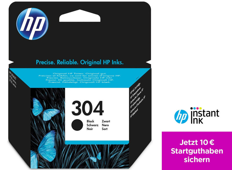 HP Original 304 Druckerpatrone - schwarz (N9K06AE)