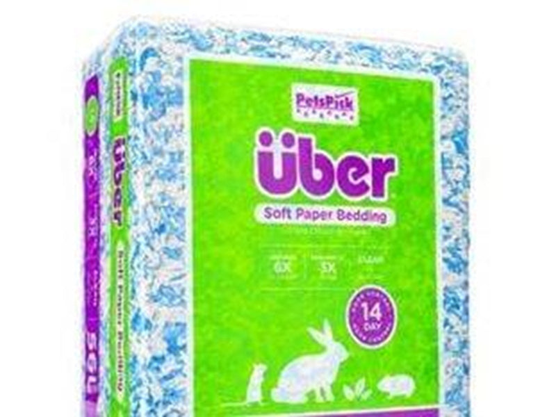 Über - Soft Paper Bedding 36l Blue/White - (45050)