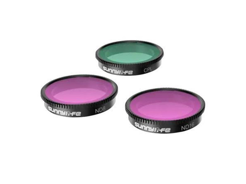 Sunnylife Set of 3 filters CPL+ND8+ND16  for Insta360 GO 3/2
