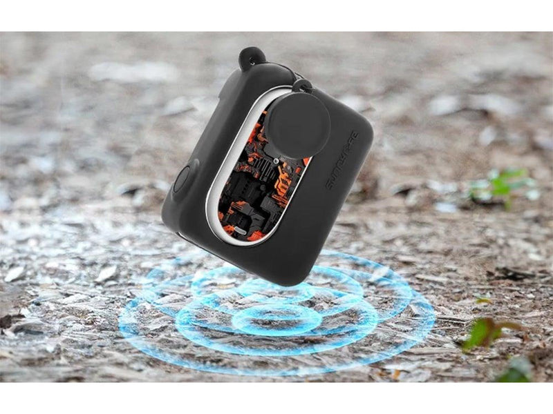 Sunnylife Protective Case  for Insta360 GO 3 Black with stickers