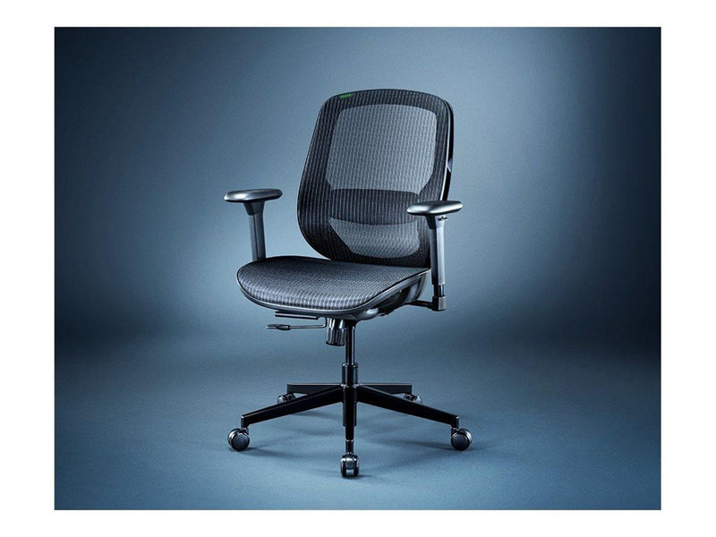 Razer Fujin - chair - metal mesh fabric - black Büro Stuhl - Mesh fabric - Bis zu 130 kg