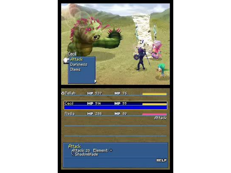 Final Fantasy IV - Nintendo DS - RPG - PEGI 12