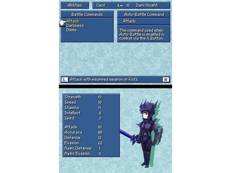 Final Fantasy IV - Nintendo DS - RPG - PEGI 12
