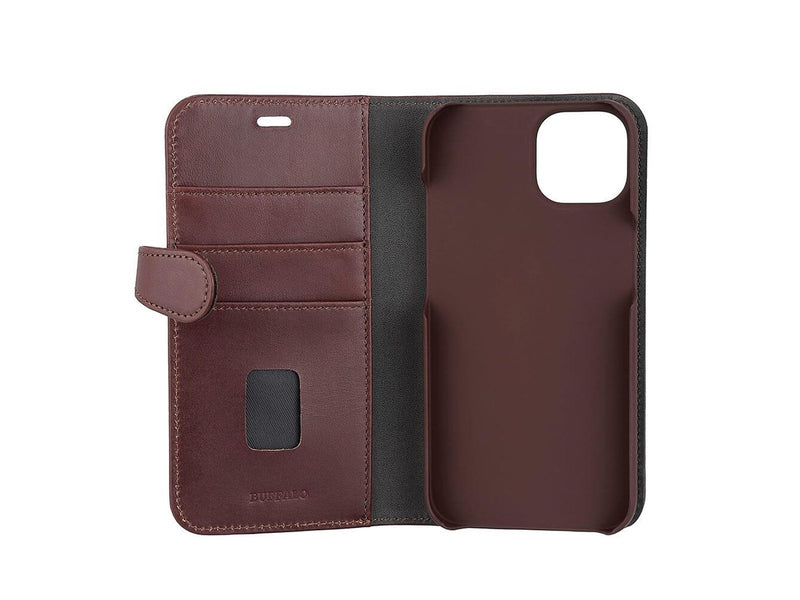 Buffalo Wallet Case Brown - iPhone 13/14