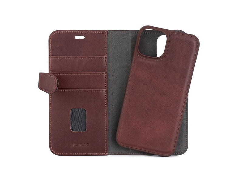 Buffalo Wallet Case Brown - iPhone 13/14