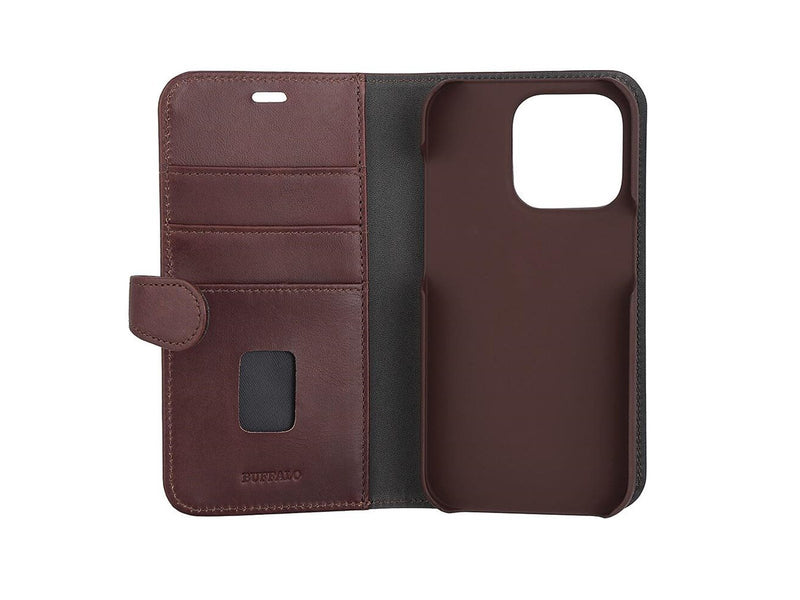 Buffalo Wallet Case Brown - iPhone 14 Pro