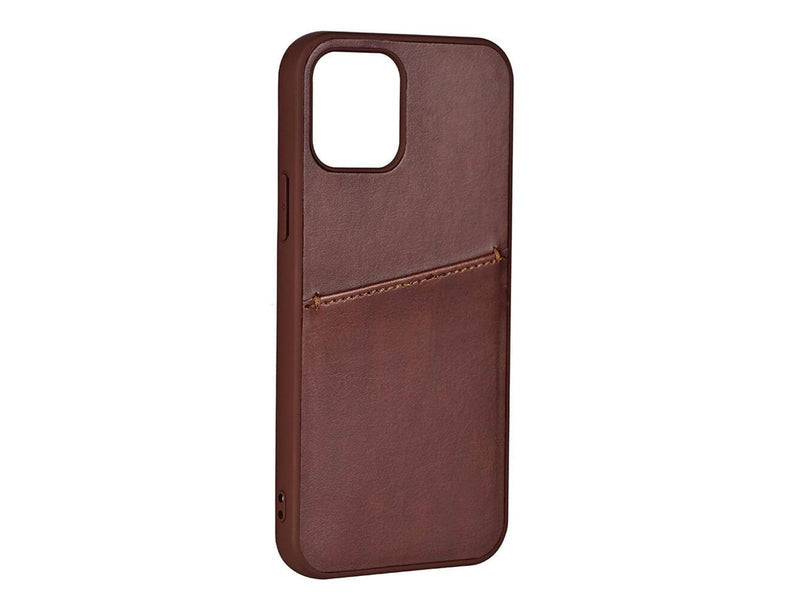 Buffalo Phone Case PU 1 Card iPhone 13 Mini Brown