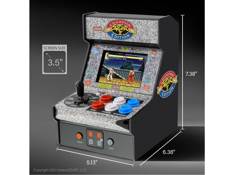 My Arcade Street Fighter 2 Champion Edition Micro Player 7.5"