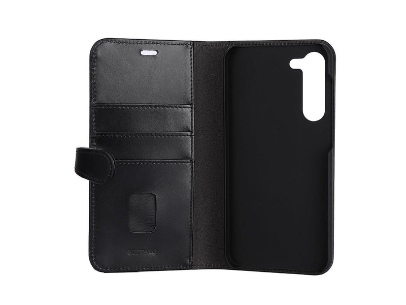 Buffalo Wallet Case Leather 2in1 Black - Samsung S23+ 5G