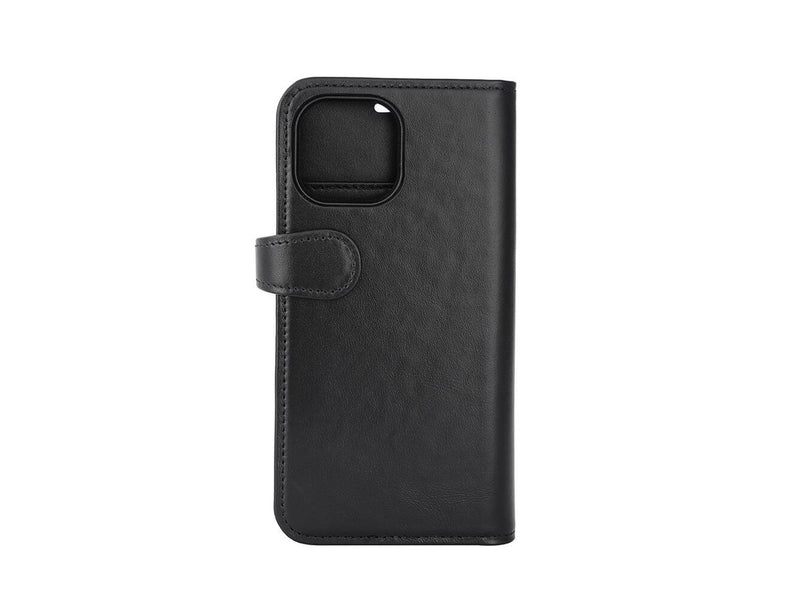 Buffalo Wallet Case 2-in-1 3 Card MagSeries Black - iPhone 15