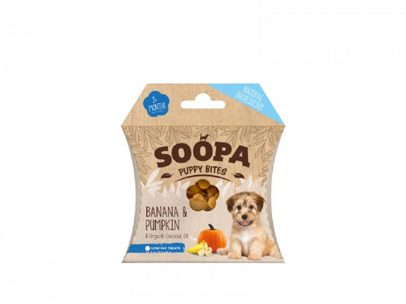 Soopa - Puppy Bites Banana & Pumpkin 50g