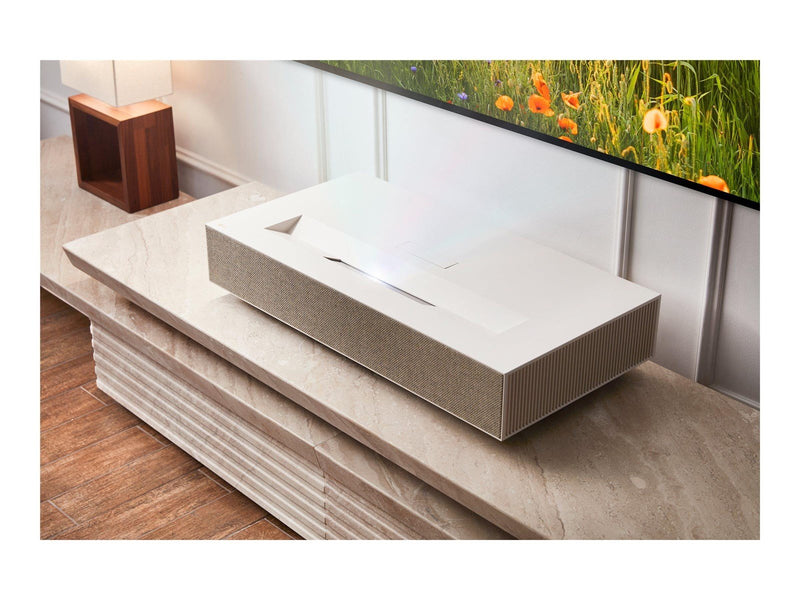 LG Projektoren CineBeam HU915QE - DLP projector - ultra short-throw - white - 3840 x 2160 - 3700 ANSI lumens