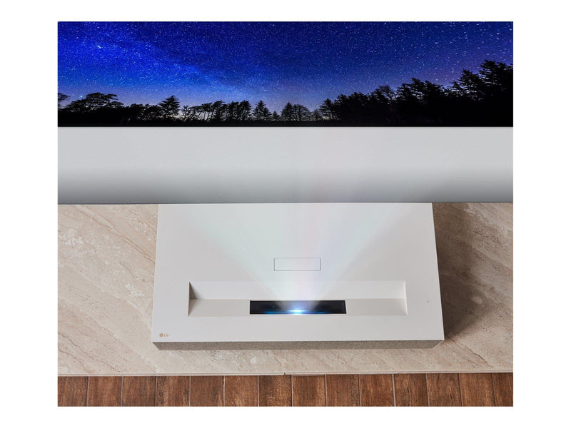 LG Projektoren CineBeam HU915QE - DLP projector - ultra short-throw - white - 3840 x 2160 - 3700 ANSI lumens