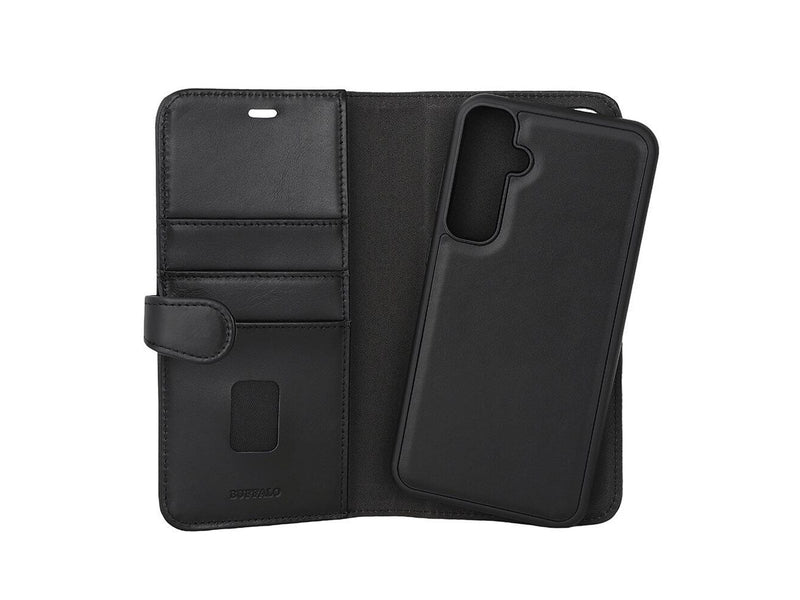 Buffalo Wallet Case Leather 2-in-1 Black - Samsung S23 FE 5G