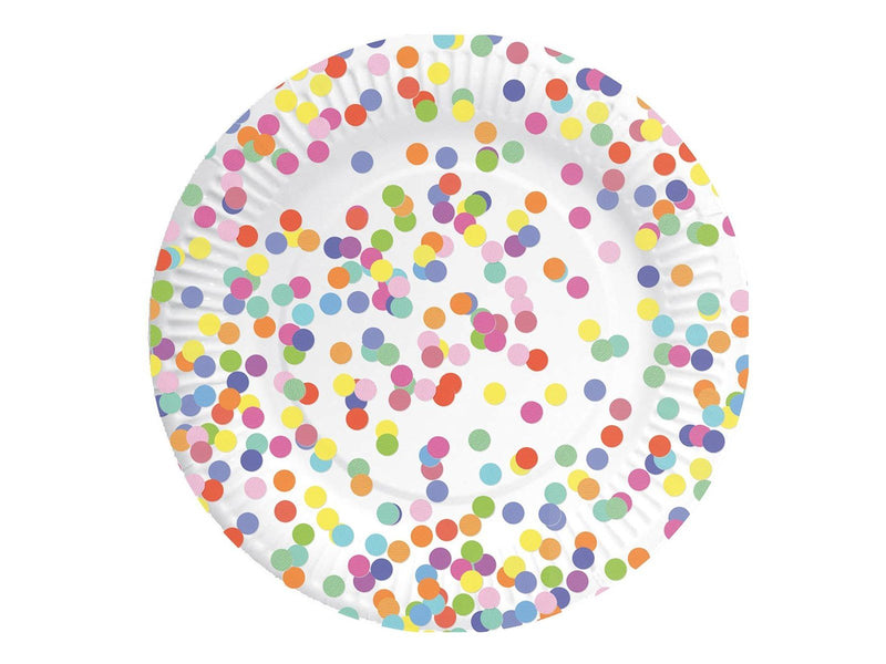 Haza Witbaard Plates Confetti 8pcs.