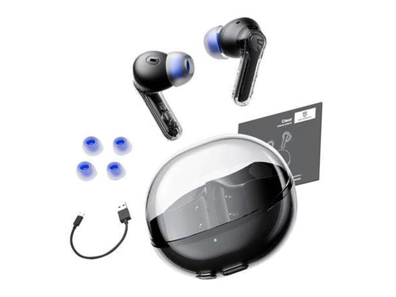SoundPEATS Earphones Soundpeats Clear (black)