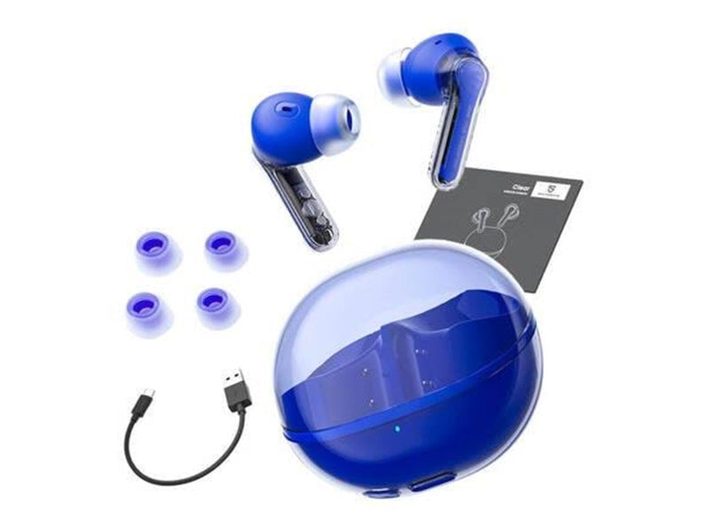 SoundPEATS Earphones Soundpeats Clear (Blue)