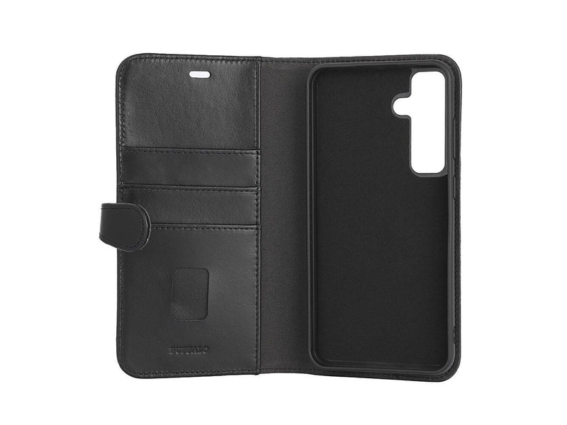 Buffalo Wallet Case Leather 2-in-1 Black - Samsung S24 5G