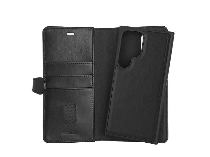 Buffalo Wallet Case Leather 2-in-1 Black - Samsung S24 Ultra 5G