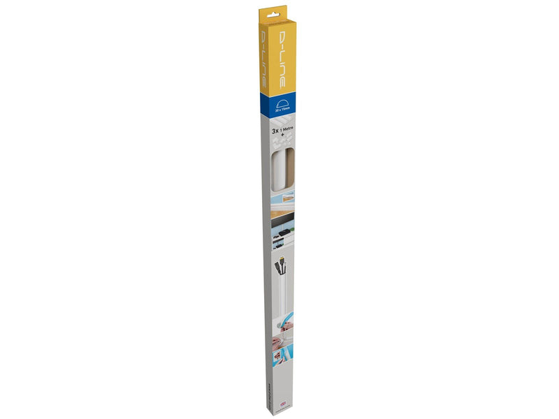 D-LINE D-profile Cable Cover 30/15 3x1m + 7 adapters