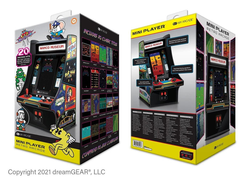 My Arcade MINI PLAYER 10" BANDAI NAMCO™ MUSEUM HITS (20 IN 1)