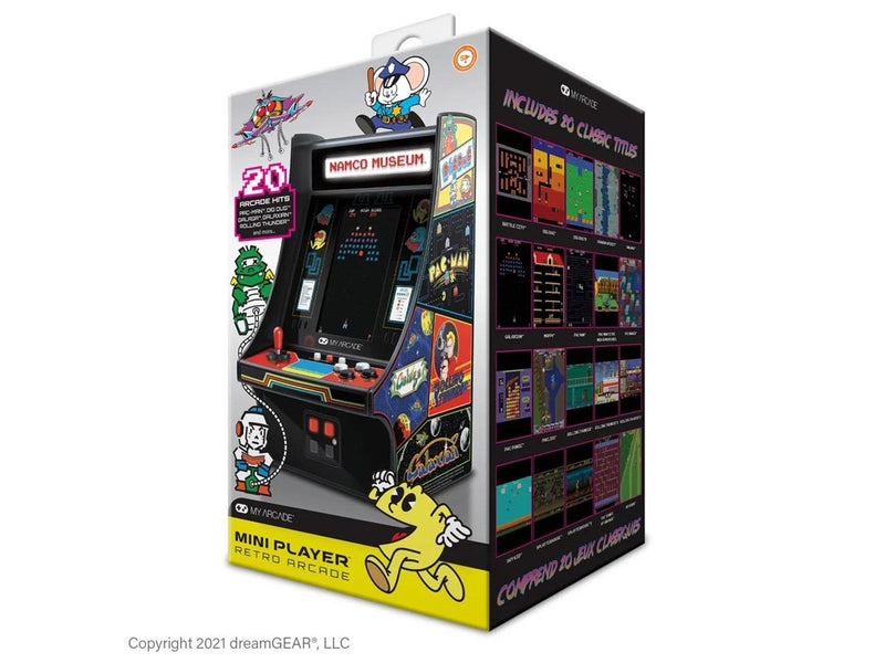 My Arcade MINI PLAYER 10" BANDAI NAMCO™ MUSEUM HITS (20 IN 1)