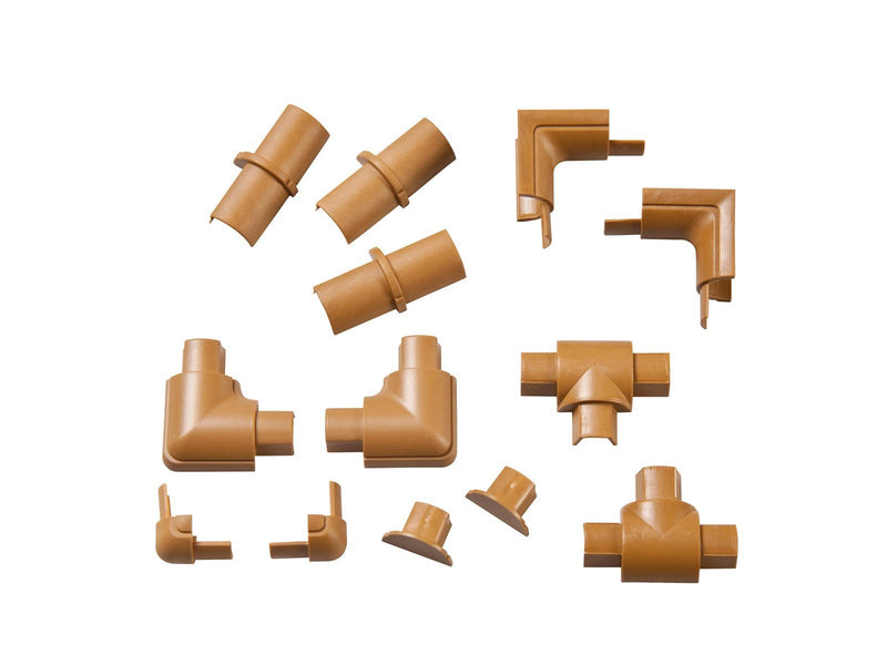 D-LINE Adapter Kit 16x8mm 13 Pieces Oak coloured