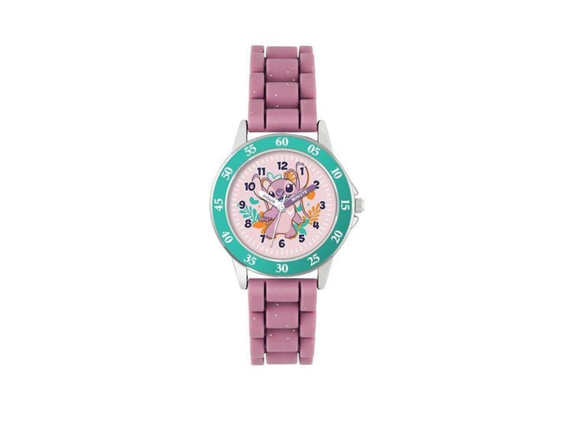 Peers Hardy - Disney: Lilo and Stitch Pink Angel Time Teacher Watch - Uhr