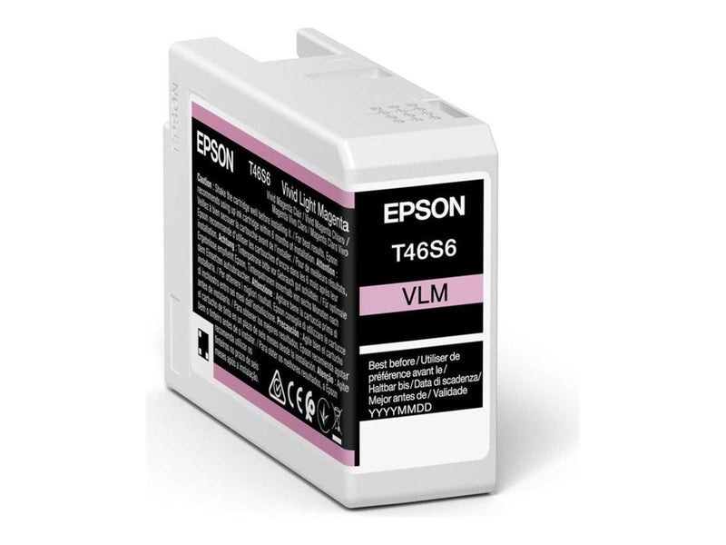 Epson Ink UltraChrome PRO T46S60N Vivid Light Magenta 25ml - Tintenpatrone Lebendes Rosa