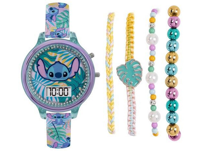 Peers Hardy - Disney: Lilo And Stitch Digital Watch And Bracelet Set - Uhr