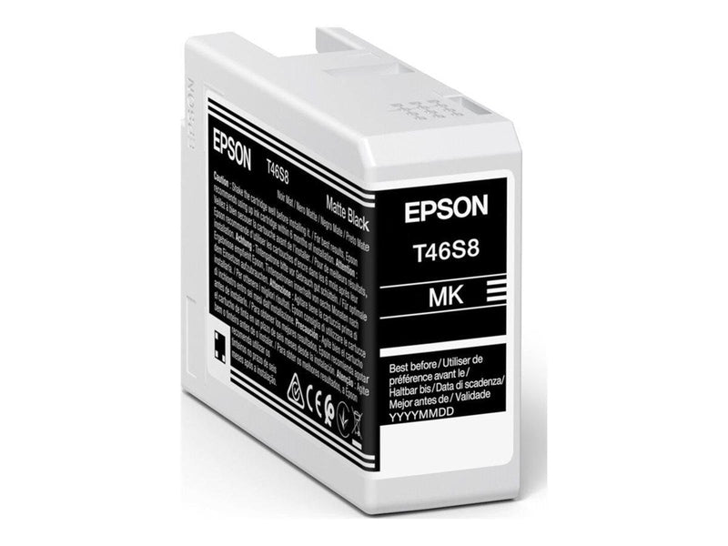 Epson Ink UltraChrome PRO T46S80N Matte Black 25ml - Tintenpatrone Matt Schwarz