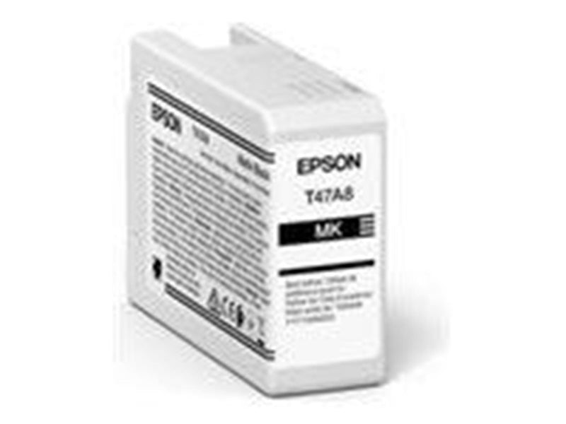 Epson Ink UltraChrome PRO T47A80N Matte Black 50ml - Tintenpatrone Matt Schwarz