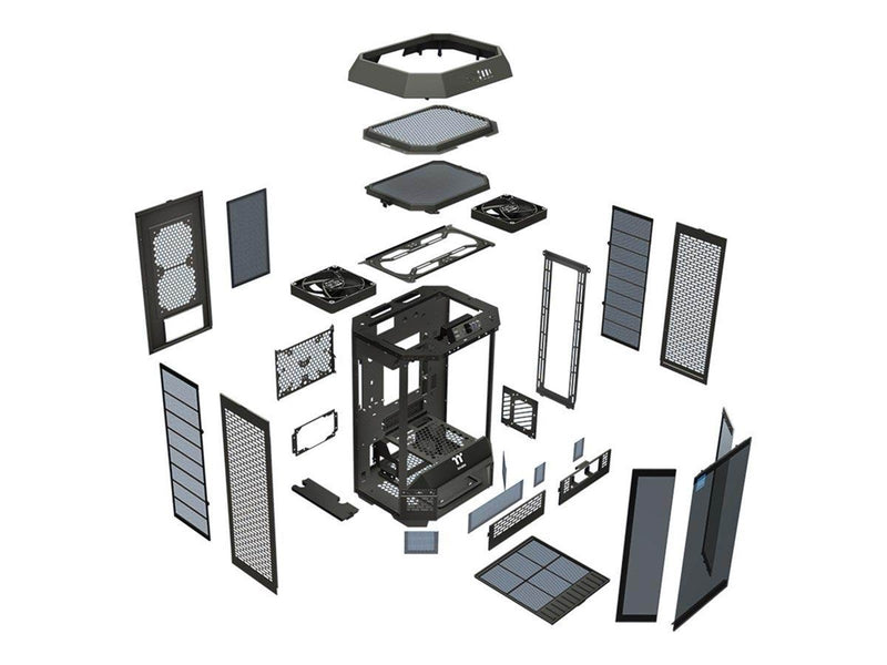 Thermaltake The Tower 300 - Gehäuse - Tower - Schwarz