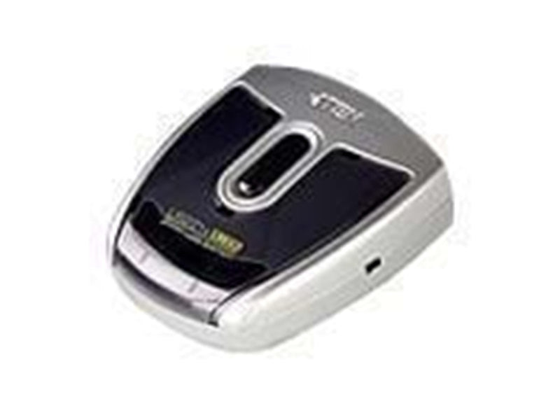 ATEN Enable 2 Computers zu Share USB-Hubs - USB 2.0 - 2 - Schwarz