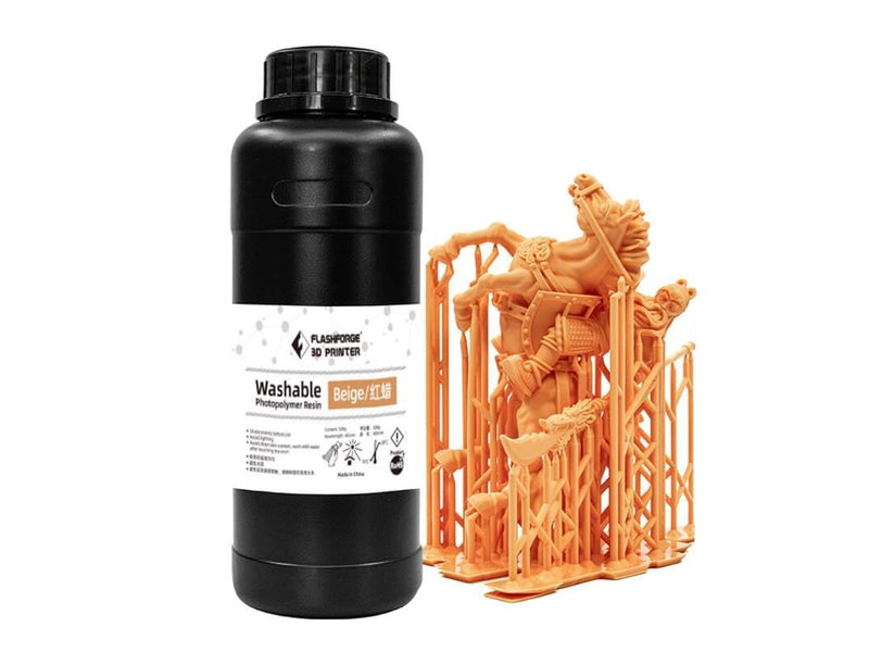 FlashForge Washable Resin Beige 1L 3D Printing Resin