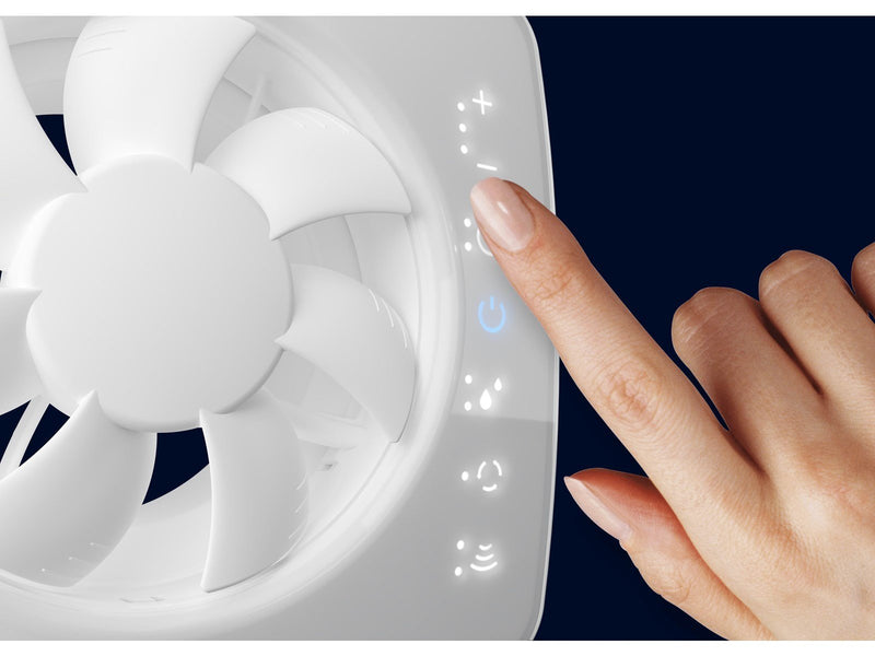 Fresh Intellivent SKY Fan with app control, Ø100 mm, White
