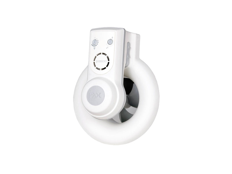 Pax Passad 30 Fan, Moisture and presence sensor, Ø100 mm, White