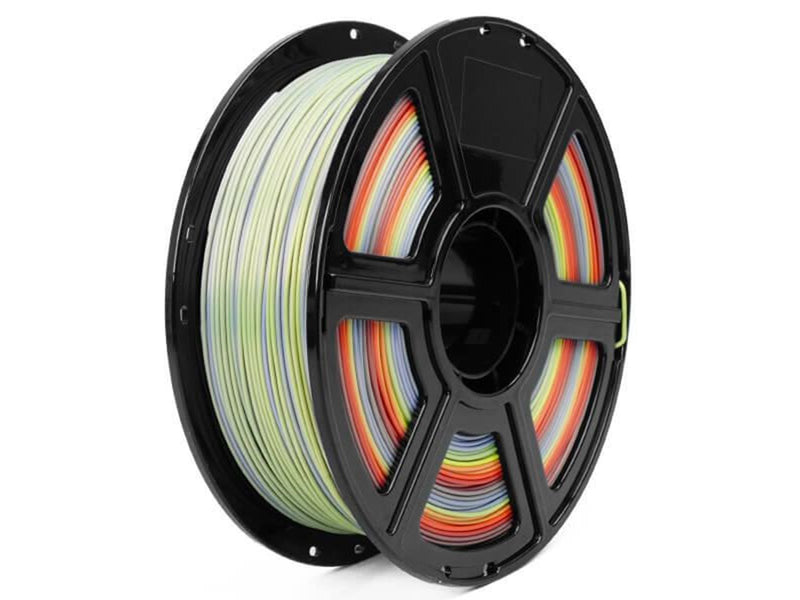 FlashForge PLA Silk 1.75mm Rainbow 1.0KG 3D Printing Filament
