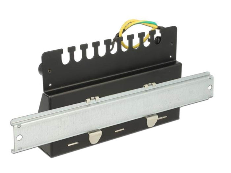 DeLOCK Keystone Desktop Patch Panel 12 Port black