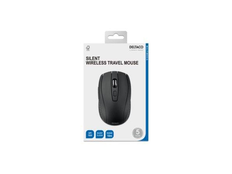 Deltaco MS-809 - Black - Maus (Schwarz)