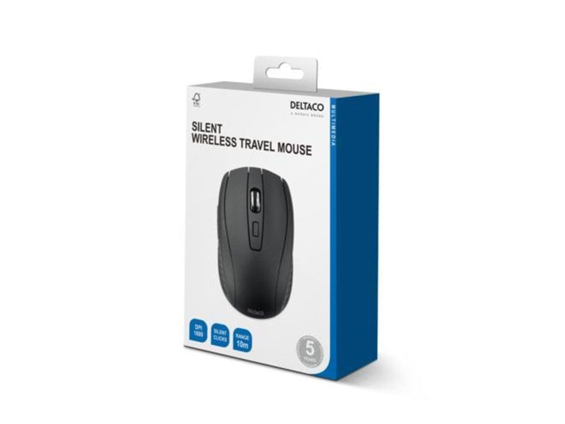 Deltaco MS-809 - Black - Maus (Schwarz)