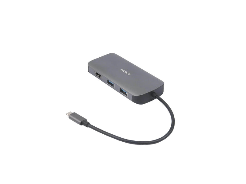 Deltaco USBC-HDMI25 - 9-in-1 USB-C Docking Station