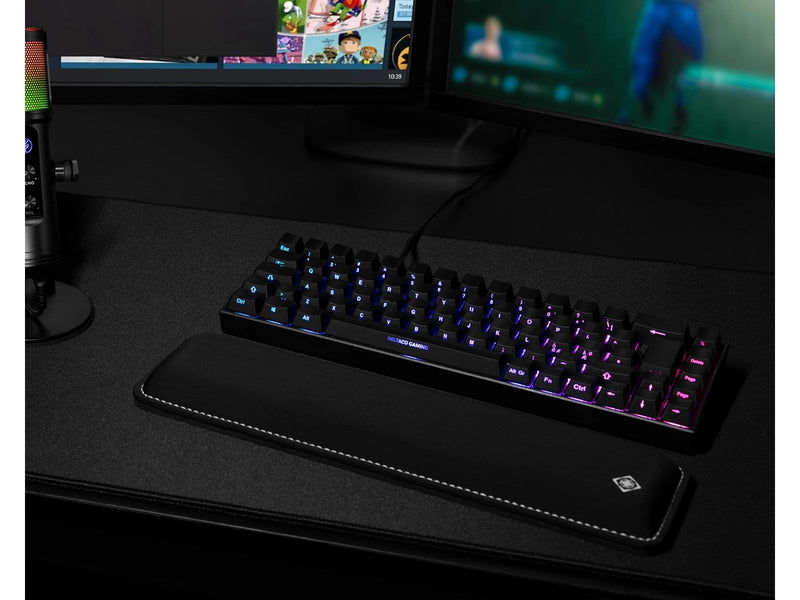 Deltaco GAM-164 Compact wristpad for 60/65% keyboards Black - Handgelenkstütze