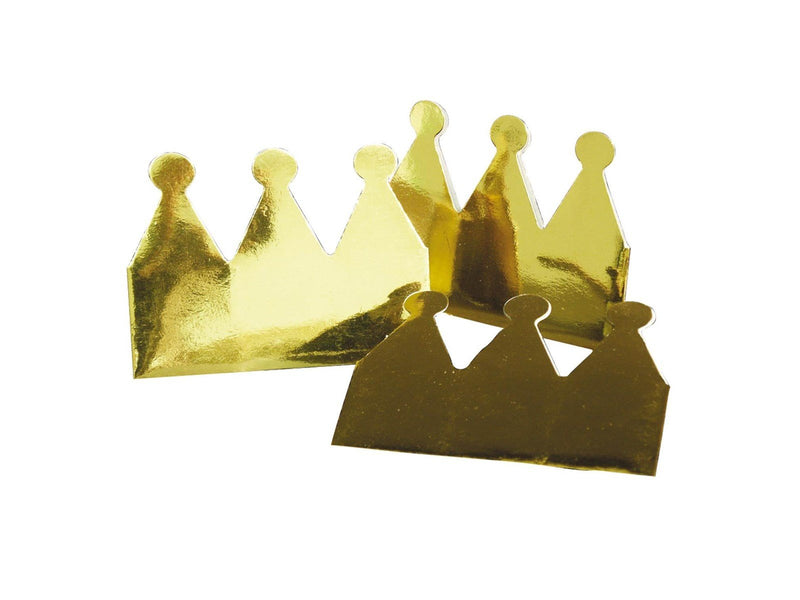 Haza Witbaard Crowns Gold Metallic 6 pcs.