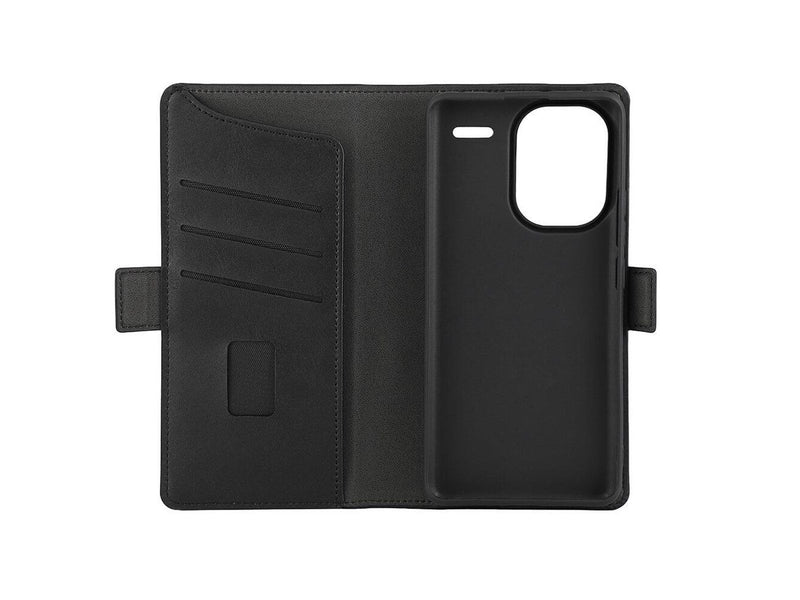GEAR Wallet Case 3 Card Slots Black - Xiaomi Redmi Note 13 Pro+ 5G