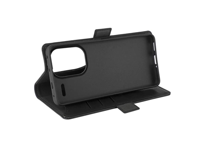 GEAR Wallet Case 3 Card Slots Black - Xiaomi Redmi Note 13 Pro+ 5G